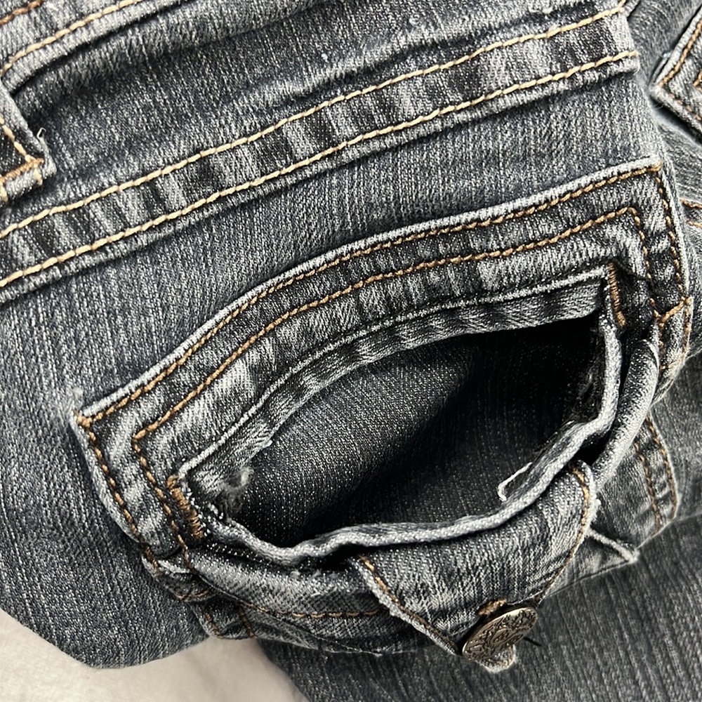 Women's Streetwear Society Straight Cut Jeans Size 7 - Picture 7 of 7